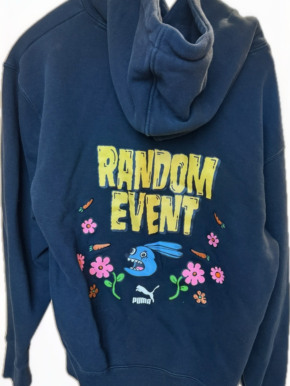Woman Puma Random Event Black Hoodie Size S